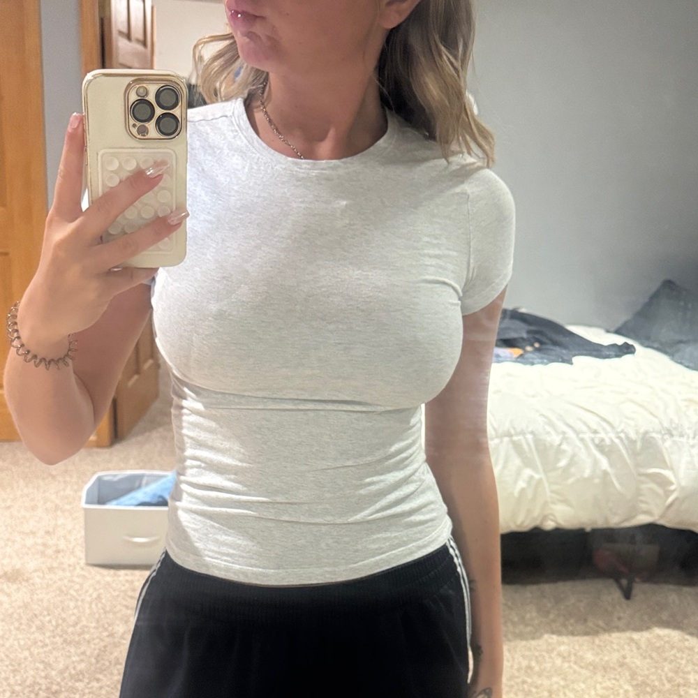 Garage Light Gray Short Sleeve Tee